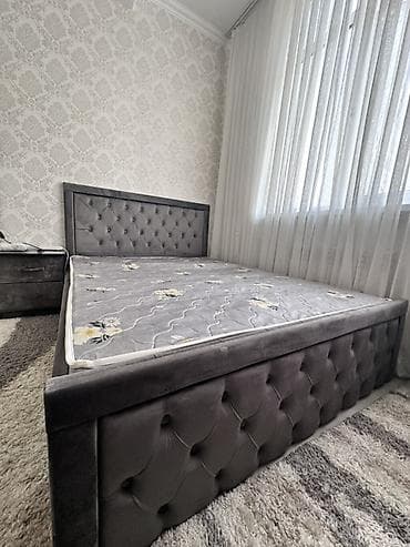 4 ка: Двуспальная кровать, С матрасом, длина - 200 см — 2