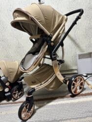 коляска viki vigorkids: Балдар арабасы, түсү - Алтын — 3