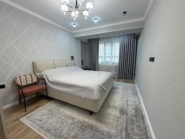 osh flat: 3 комнаты, 100 м², Средний Джал 4 этаж, Дизайнерский ремонт — 7