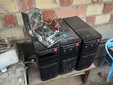 Комплект компьютерных корпусов и комплектующих Состав: - 3 системных at lalafo.kg Комплект компьютерных корпусов и комплектующих Состав: - 3 системных