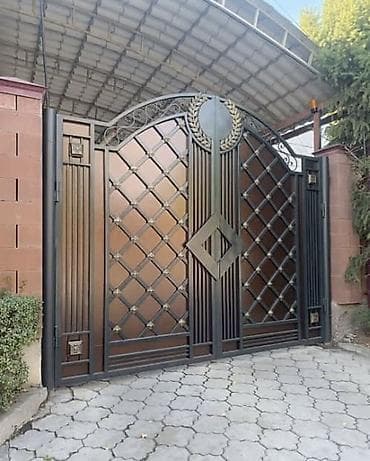 Двери на заказ: Ворота жазайбыз баардык фасондо материал калын Российский гарантиясы — 2