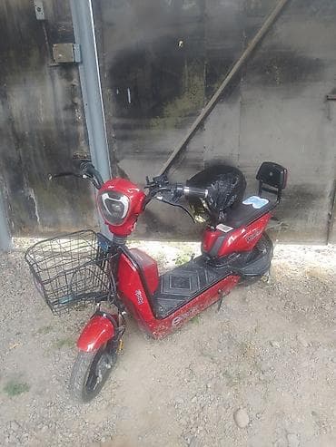 eagle eyes: Электроскутер Panda (красный) - Компактный городской электроскутер с — 8