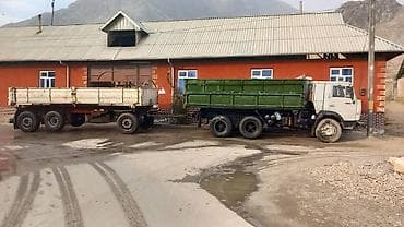 Самосвальный автопоезд для перевозки сыпучих грузов - Тягач