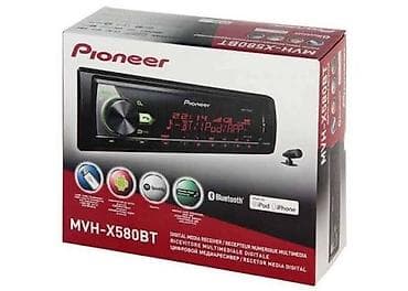 Техника и электроника: Pioneer MVH-X580BT (1 DIN) процессорная магнитола с тремя парами rca — 3
