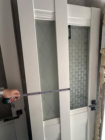 Дом и сад: Межкомнатные дверные полотна со стеклом, белые. Характеристики: - — 4