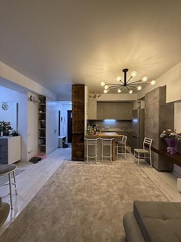 квартира гостиницного типа: 2 комнаты, 50 м², Индивидуалка, 3 этаж, Дизайнерский ремонт — 4