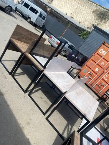 офисные столы бу: Стол лофт для офиса 
Длина 1.20 
Ширина 60
Высота 75 — 12