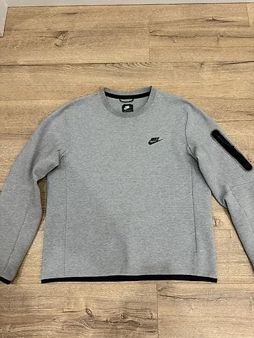 Мужская обувь: Мужская толстовка, M, Nike, Б/у, цвет - Серый, Самовывоз, Бесплатная доставка, Платная доставка — 1