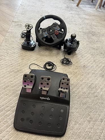 гоночный: Руль Logitech G29 Состояние 9/10 Все отлично работает Коробки к — 2