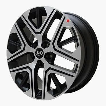 балон 19: Литые Диски R 19 Hyundai, Комплект, отверстий - 5, Б/у — 3