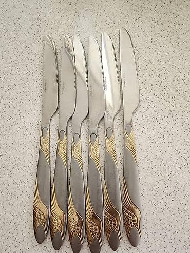 dinner table: Кухонный набор: - Столовая группа: 8 столовых ложек из нержавеющей — 2