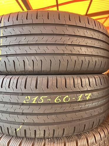 Шины 215 / 60 / R 17, Лето, Б/у, Пара, Франция, Continental
