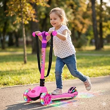 scoot: 🛴 Самокат детский Scooter 3-в-1 🌟 💥 Складной, с музыкой и светящимися — 1