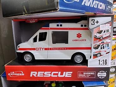 mega max: Игрушечная машина «Ambulance/Rescue» (масштаб 1:16) - Модель — 1