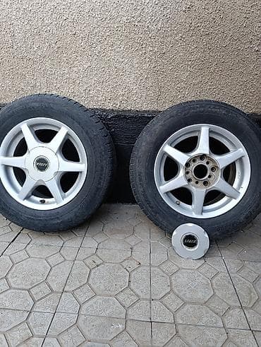 лейлек маркет: Дөңгөлөктөр монтажда R 14, All-season, Колдонулган, Комплект, Куйма, тешиктери - 5 — 1