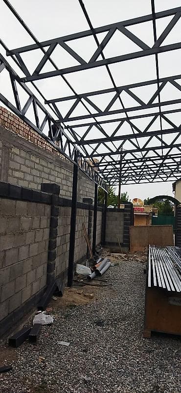 бочка сестерна: Навес, Другая форма, Металл, Профнастил, Новый, Гарантия — 5