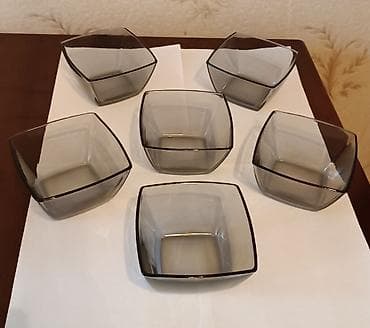 Посуда: Набор стеклянных пиал Pasabahce - Серия: Bistro (указано на коробке) — 2