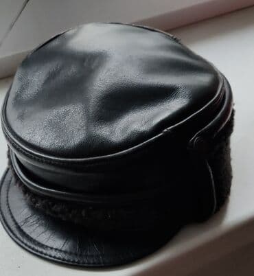 Мужская шапка Финка из натуральной овчины отворот в холода