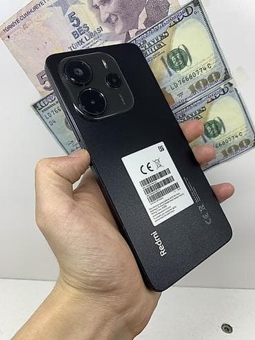 Redmi, Redmi Note 14, Б/у, 128 ГБ, цвет - Черный, 1 SIM, 2 SIM