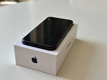 phone xr: IPhone Xr, Б/у, 128 ГБ, Black Titanium, Чехол, Коробка, 77 % — 5
