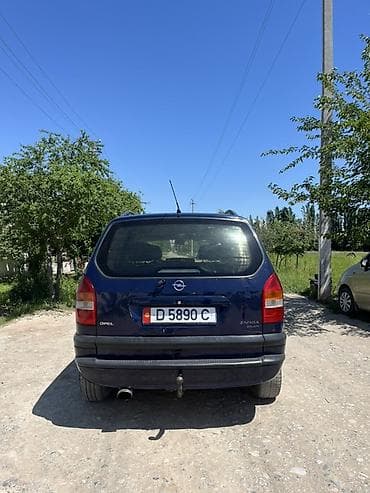 Opel Zafira: 2002 г., 2 л, Кол менен иштөөчү, Дизель, Вэн/Минивэн — 3