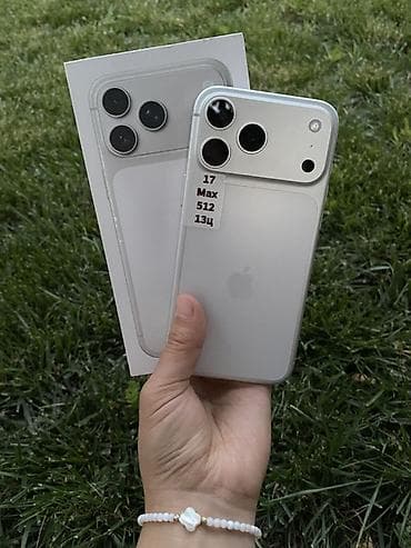 poco 7x pro: IPhone 17 Pro Max, 512 ГБ, Серебристый, Коробка, 100 % — 1