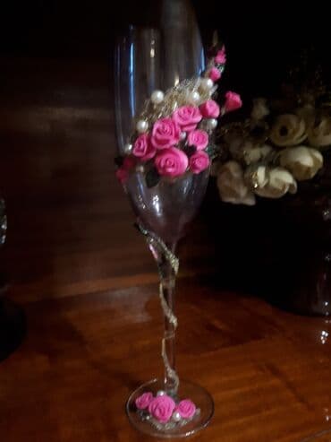 свадебный букет из бисера: Бокалы свадебные 
От 100 сом В наличии — 10