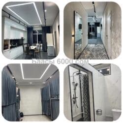 сниму помещение: 5 бөлмө, Душ кабинасы, Жаздык, жууркан-төшөк каптары, Унаа токтотуучу жай — 6