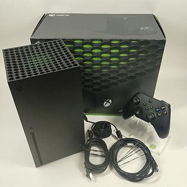 xbox бу: Продаю Xbox Series X Black, состояние ляля, полный комплект,ни одной — 1