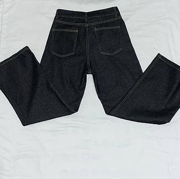 джинсы для девочки: Джинсы из плотного черного денима на рост 175< - Классическая — 1