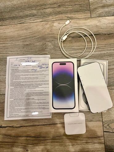 техно пова 5 цена в бишкеке: IPhone 14 Pro, 256 ГБ, Deep Purple, Защитное стекло, Чехол, Кабель, 79 % — 4