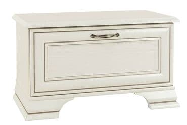 купить шкаф для обуви: Тумба для обуви 1Д (Tiffany 1D), коллекции Тиффани, Вудлайн Кремовый — 2