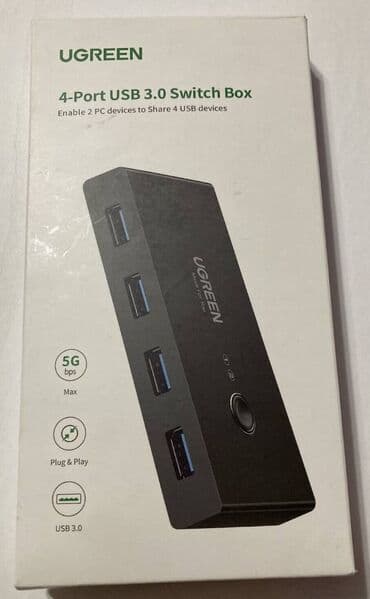 жесткие диски silicon power: Продам Порт Ugreen 4 port usb 3.0 switch box Новый!! В упаковке!! — 1