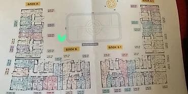 art square: 1 комната, 53 м², Элитка, 13 этаж, Готовая ПСО (под самоотделку) — 3