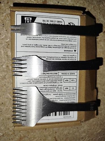 форма для бурчатки: Набор пробойников (вилки) из трёх штук,французский шов,шаг 3.85 мм — 2