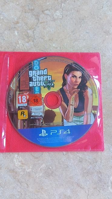 диски игры: 💿Диск gta 5 для Ps4. Проверенный на 100%, состояние хорошее, оригинал — 1