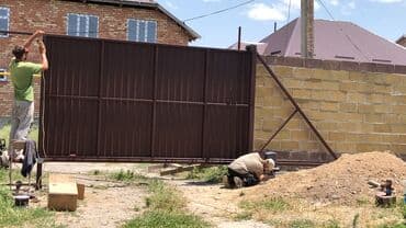 срочно продаю ворота: Ролики / Балка / Консольная система Работают тихо Заводские 3 Вида — 6