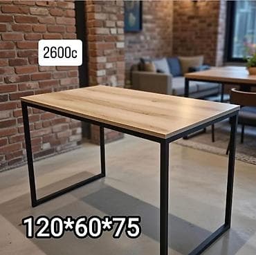столики для кафе: Стол в стиле лофт - Размер: ?75 см - Цена: 2600 сом (указана на — 2