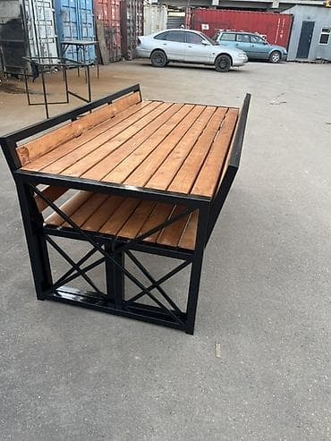 лофт: Скамейка со спинкой Скамейка без спинки всегда в наличии Каркас — 6