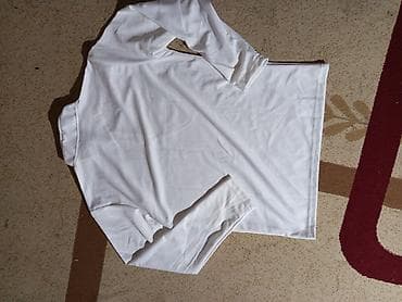 свитер полузамок: Толстовка-тренировочная кофта FC Barcelona, белая. - Дизайн: эмблема — 2