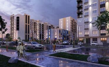 сдаю помещение кызыл аскер: 1 комната, 40 м², Элитка, 2 этаж, ПСО (под самоотделку) — 3