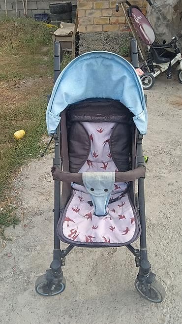 Коляска, цвет - Голубой