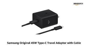Оригинальное зарядное устройство Samsung 45W с кабелем USB‑C - Тип