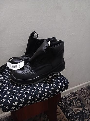 40: Кожаные рабочие ботинки (модель БМН-091К/А), размер 40 - Цвет: черный — 2