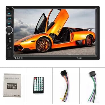 автомагнитола с блютуз: Новый, 2-DIN, 7 ", Без системы, Без оперативной памяти ГБ ОЗУ, Без встроенной памяти Гб ПЗУ — 1