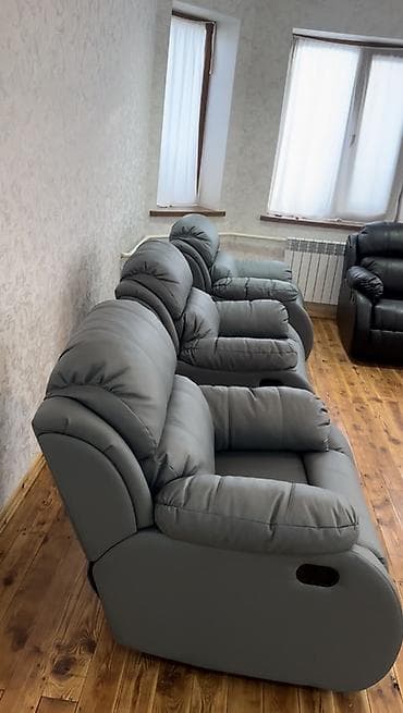 реклайнеры кресла: Реклайнер, Новый, Самовывоз, цвет - Черный — 8