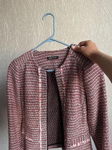 red centr: Жакет FRANK WALDER из твидовой фактурной ткани. В отличном состоянии — 1