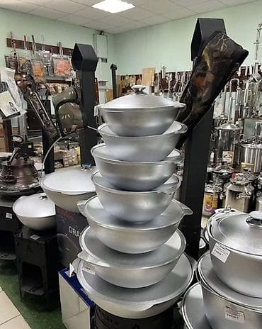 КАЗАНЫ И ПЕЧИ ДЛЯ УЛИЧНОЙ КУХНИ - Литые казаны разных размеров: от