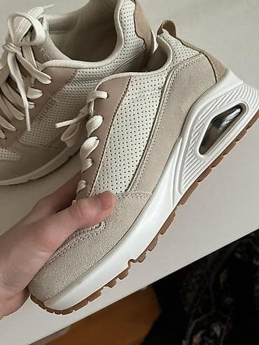 оригинал кросс: Кроссовки Skechers, бежево‑кремовые Оригинал 🔥🔥 Привозные из США 🇺🇸 — 9