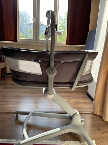 где можно купить кресло качалку: Люлька, Колыбель, цвет - Серый, Самовывоз — 1